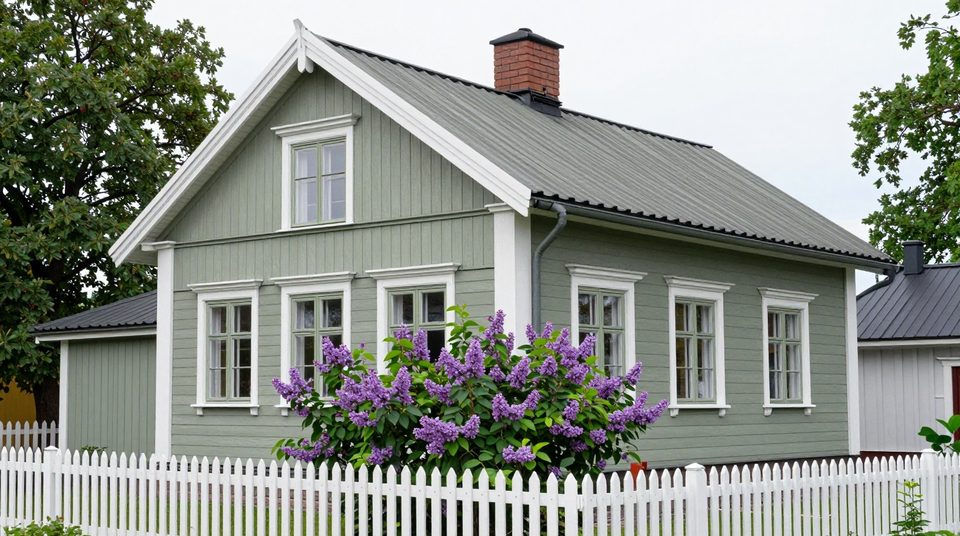 Fasadmålning-projekt i Huddinge
