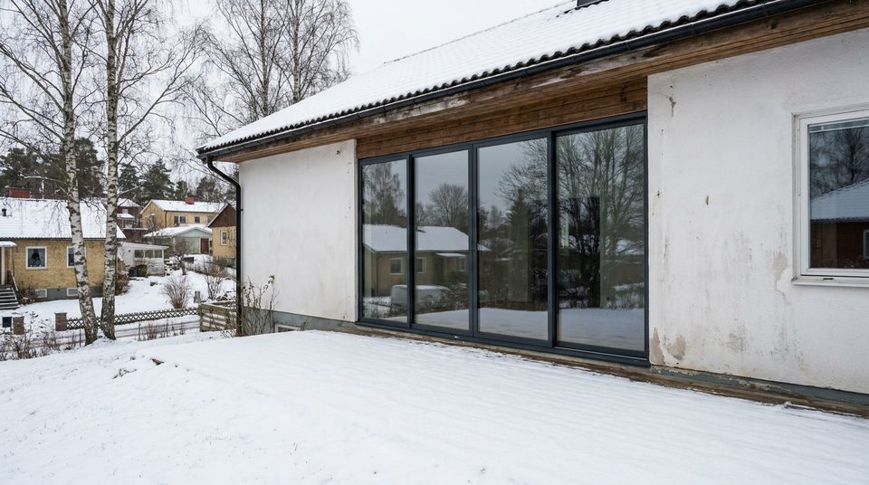 Fasadmålning-projekt i Huddinge